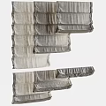 Modern Roman Blinds in Linen Fabric with Neutral Tones for Stylish Window Decor
