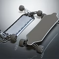Modern Skateboards with Sleek Decks Aluminum Trucks and Smooth Rolling Wheels