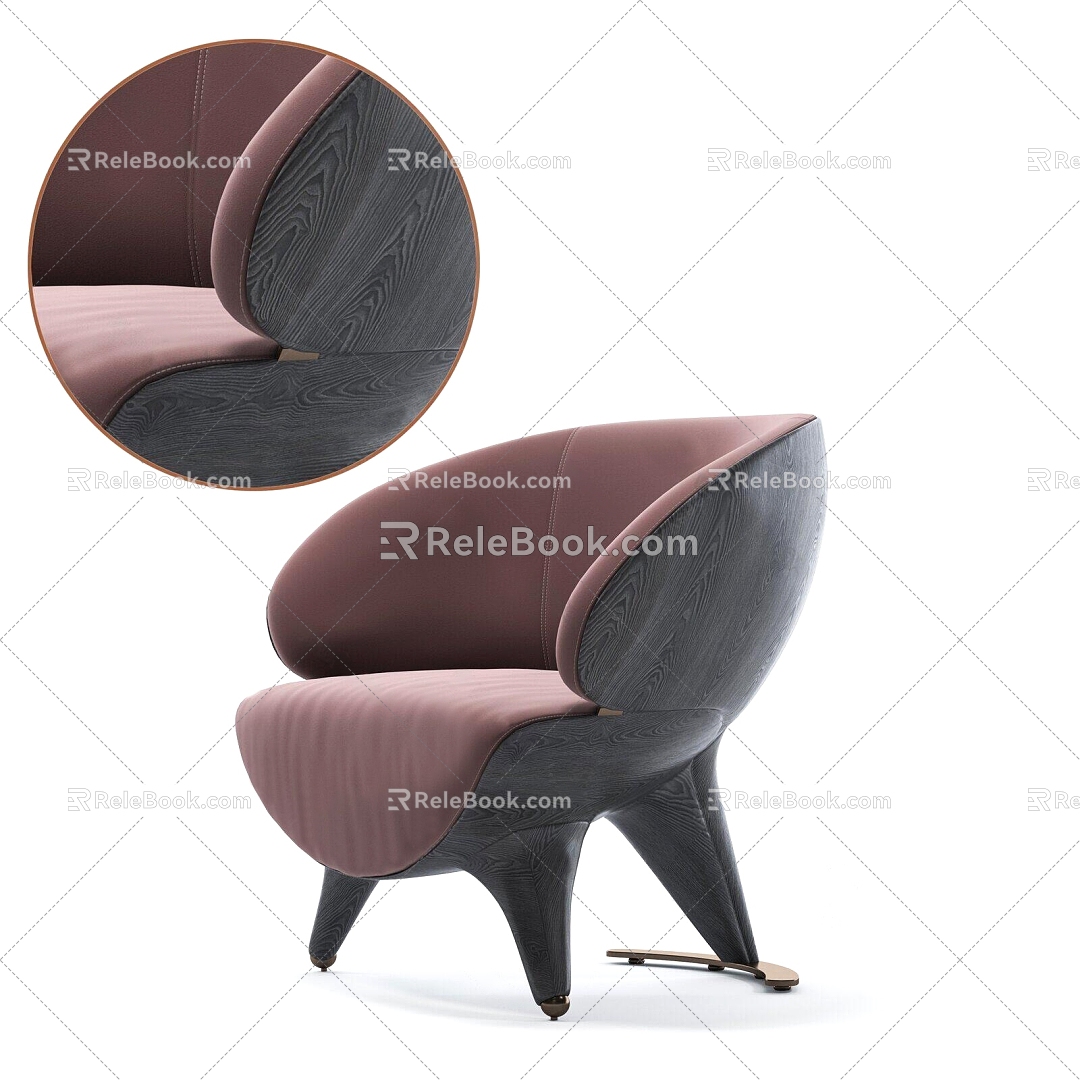 Modern Single Person Sofa 3d Model Download 2014VR1 3d model