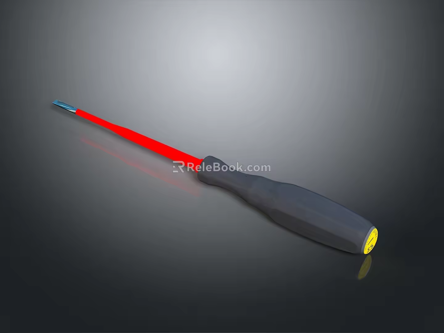 Screwdriver flat screwdriver Phillips screwdriver tool hardware tool processing tool 3d model