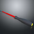 Screwdriver flat screwdriver Phillips screwdriver tool hardware tool processing tool 3d model