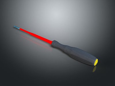 Screwdriver flat screwdriver Phillips screwdriver tool hardware tool processing tool 3d model