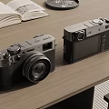 modern camera slr camera digital camera photographic equipment 3d model