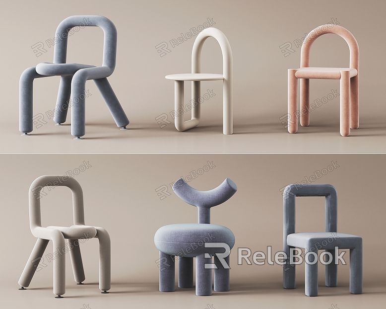 Modern single chair model