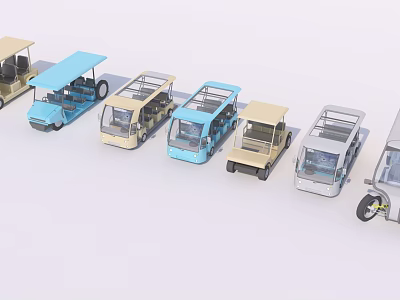 Sightseeing car 3d model