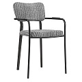 Modern Simple Gray Dining Chair Single Chair 3d model