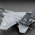 Fighter Aircraft Jet Fighter 3d model