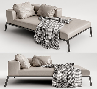 Modern chaise 3d model