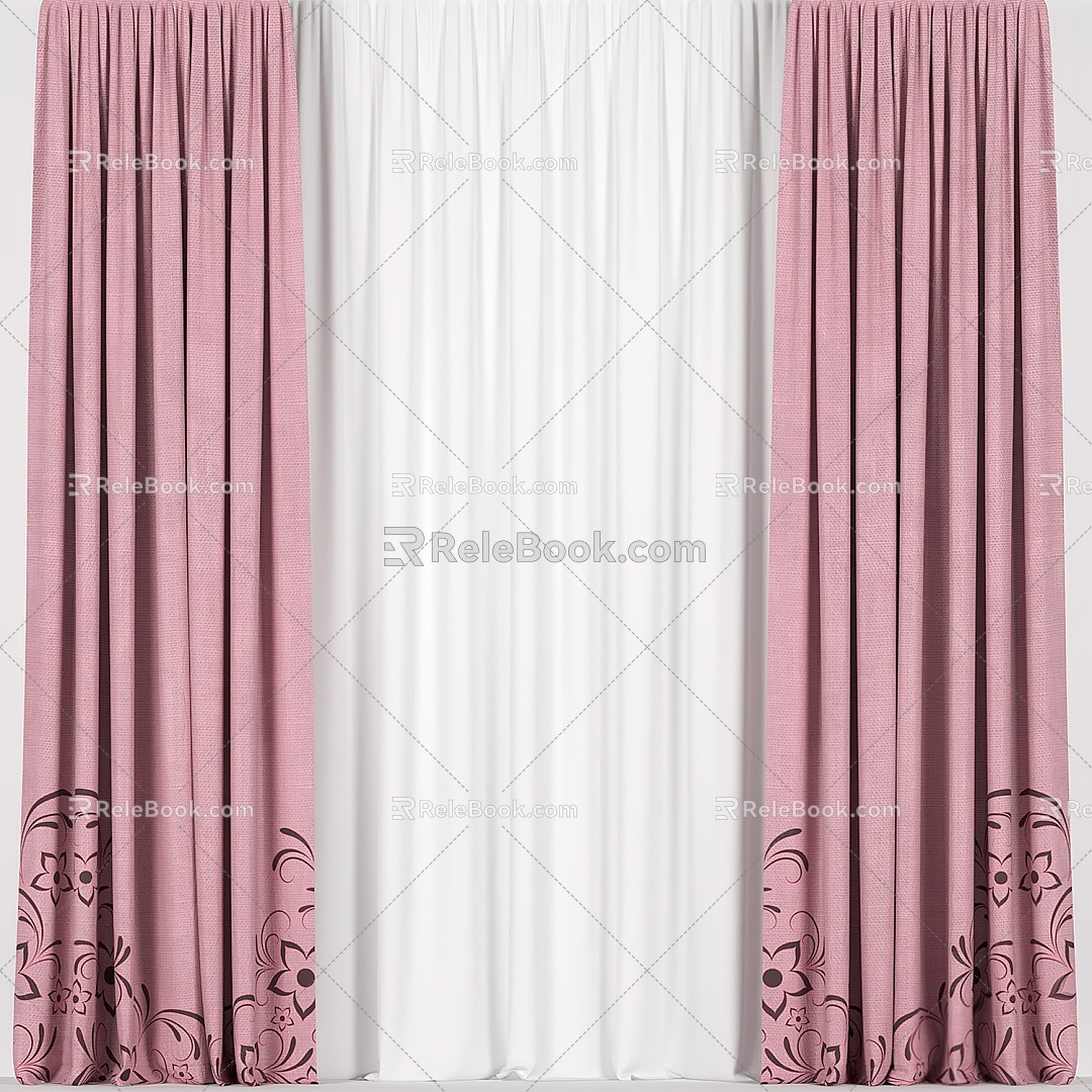 Fabric Curtain model