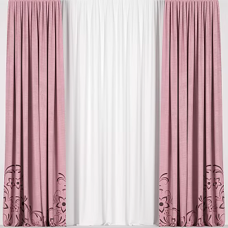 Fabric Curtain 3d model