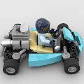 LEGO toy blocks kart racing 3d model