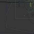 Wide Urban Road Infrastructure With Central Yellow Line Trees Vehicles And Canal