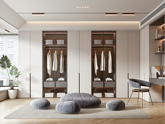 Modern Cloakroom 3d model