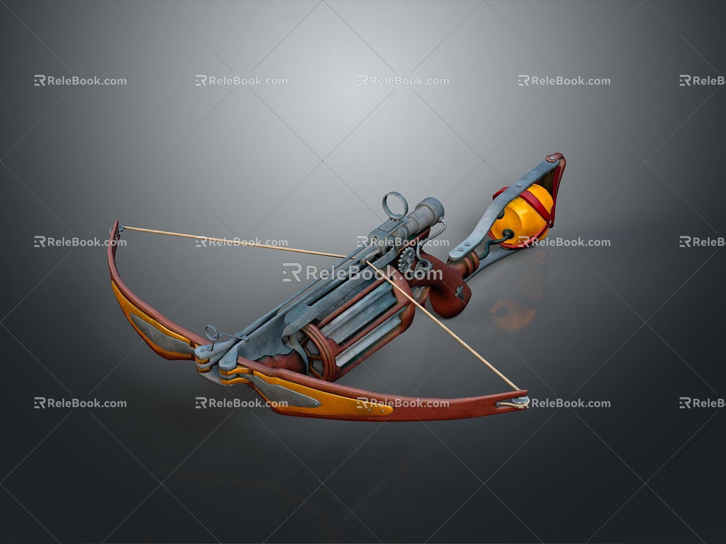 Crossbow Crossbow Crossbow Crossbow Mechanical Crossbow Shift Bow and Arrow Shoot Far Equipment Weapons High-tech Crossbow 3d model