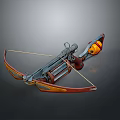 Crossbow Mechanical Crossbow Shift Bow and Arrow Shoot Far Equipment Weapons High-tech Crossbow 3d model
