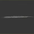 Grayish White Ground Surface With Green Spots Small Stones And Uneven Texture