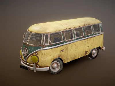 Broken cars damage passenger cars old trucks 3d model Broken cars damage passenger cars old trucks 3d model