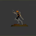 Mech Warrior Mech Soldier Machine Battlearm Mechanical Battlearm Machine Fighter Robot 3d model