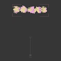 Different Types of Arbor Trees with Bare Branches Blooming Pink Flowers and Colorful Leaves