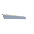 Decorative Plaster Corner Molding With Ornamental Groove Design For Interior Decoration