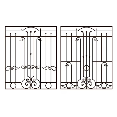 European-style fence wrought iron fence 3d model