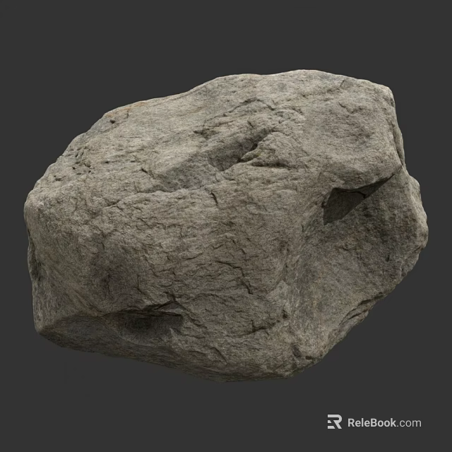 Natural Rough Textured Wood Stone Material With Solid Surface And Organic Grain Patterns 3d model 