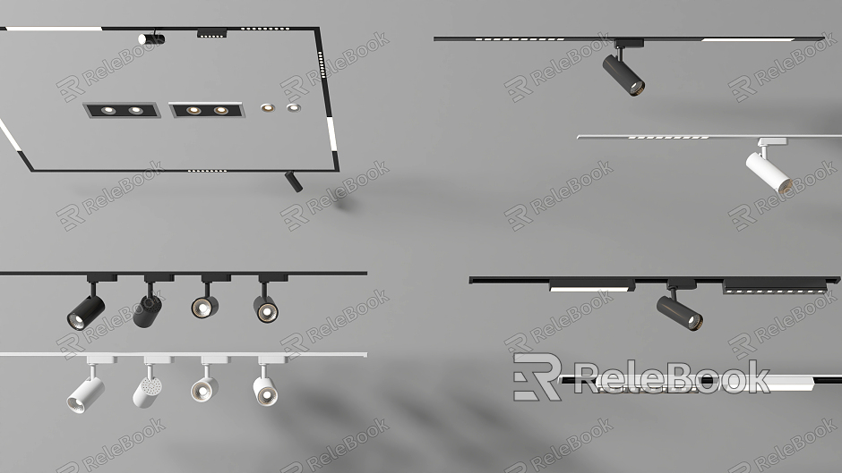 Modern spotlight downlight model