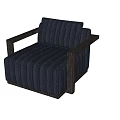 Single sofa 3d model