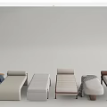 Modern Bed End Stool Sofa Stool Bench Shoe Changing Stool Bench 3d model