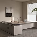 Modern Desk Boss Table Simple Manager Table Manager Table Taipan 3d model