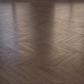 Elegant Hardwood Flooring With Herringbone Pattern And Natural Wood Grain
