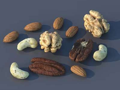Dried Fruit 3D Model 3d model Dried Fruit 3D Model 3d model