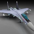 Advanced Gray Fighter Jet With Sharp Nose Canopy Twin Tail Fins And Weapon Pylons