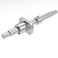Precision Industrial Equipment Shaft Component With Flange Mounting And Cylindrical Metal Body