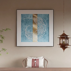 New Chinese Decorative Painting 3d model