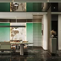 Elegant New Chinese Style Hotel Chess And Card Room With Luxury Comfortable Spacious Interior Design