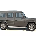 Mercedes G Class SUV With Sleek Gray Exterior And Bold Front Grille Design