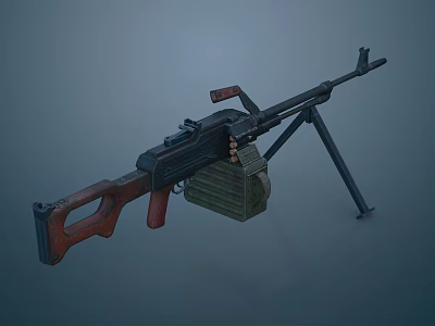 Modern rifle semi-automatic rifle 3d model Modern rifle semi-automatic rifle 3d model