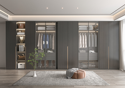 Modern wardrobe 3d model