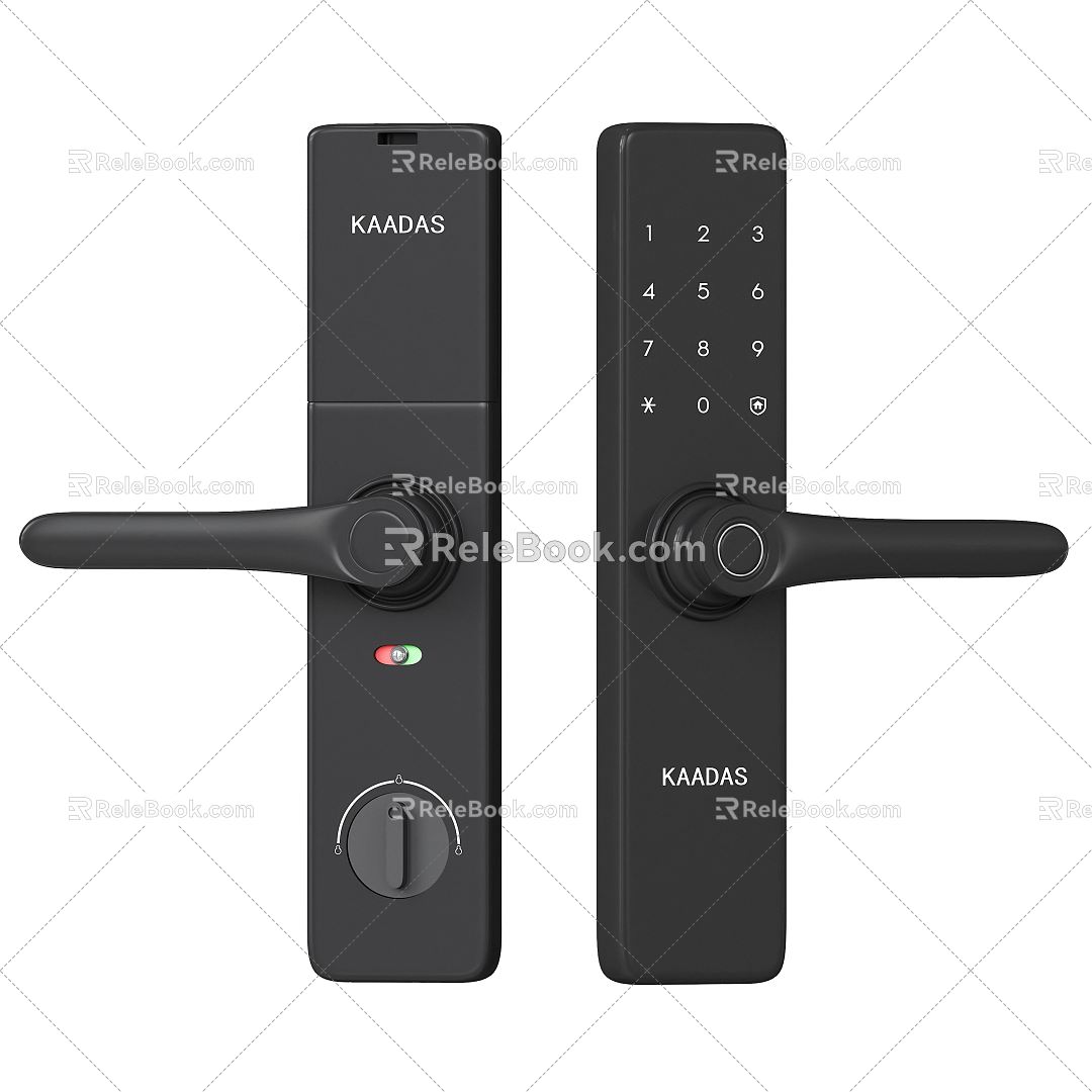 Modern Door Handle 3d model