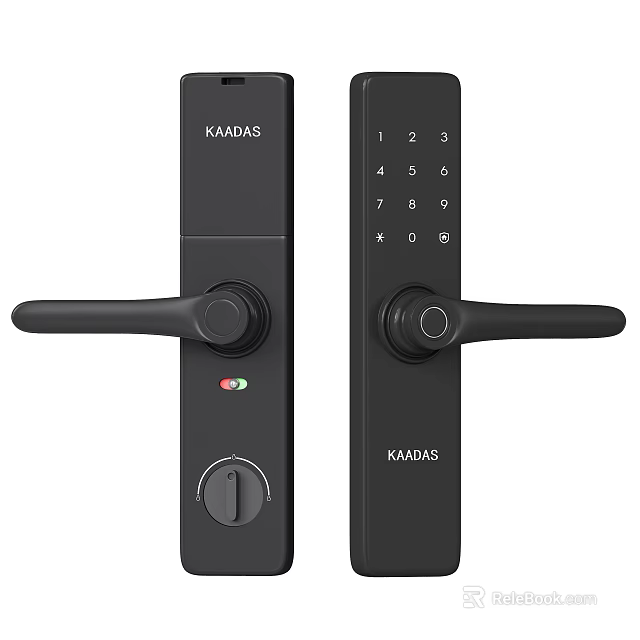 KADAS Smart Door Handle With Electronic Keypad And Secure Lock System 3d model 
