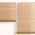 Window Blinds In Various Styles And Materials For Home Decoration 3d model