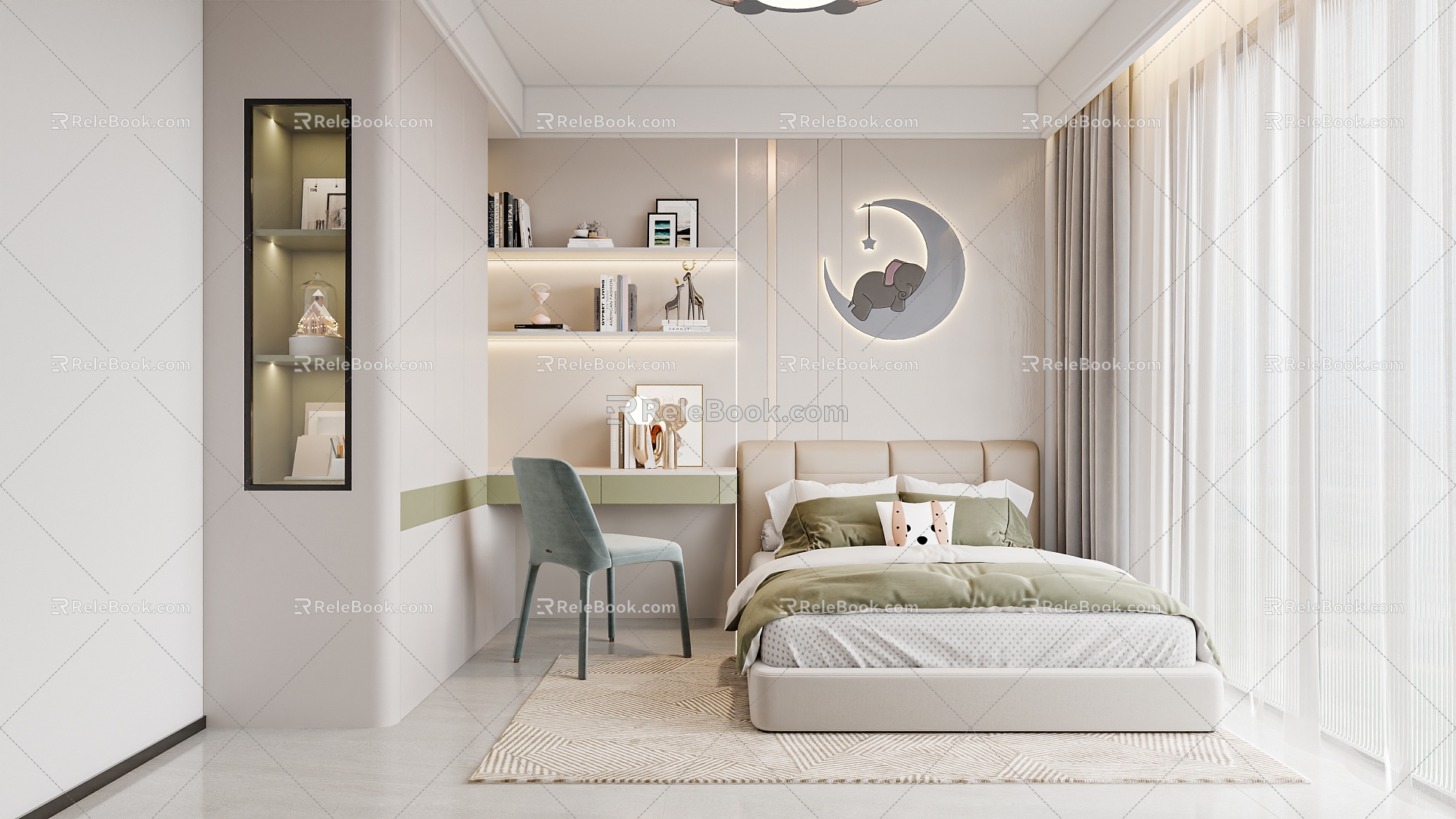 Modern Children's Room 3d model