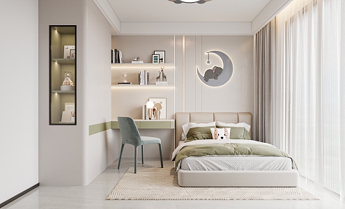 Modern Children's Room 3d model