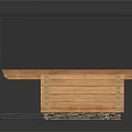 Wooden Cabin Exterior Design With Wooden Structure Black Roof Glass Door And Front Platform