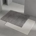 Square Rugs in Gray and White for Modern Home Interior Decor 3d model
