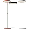 Metal floor lamp 3d model