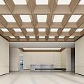 Modern Office Lobby 3d model