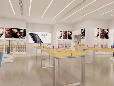 Mobile phone store 3d model