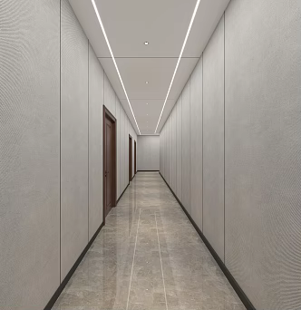 Corridor New Chinese Corridor Simple Corridor Aisle Chinese Corridor Modern Corridor 3d model